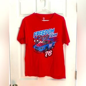 Red Freedom Racing team short sleeve T-shirt Large